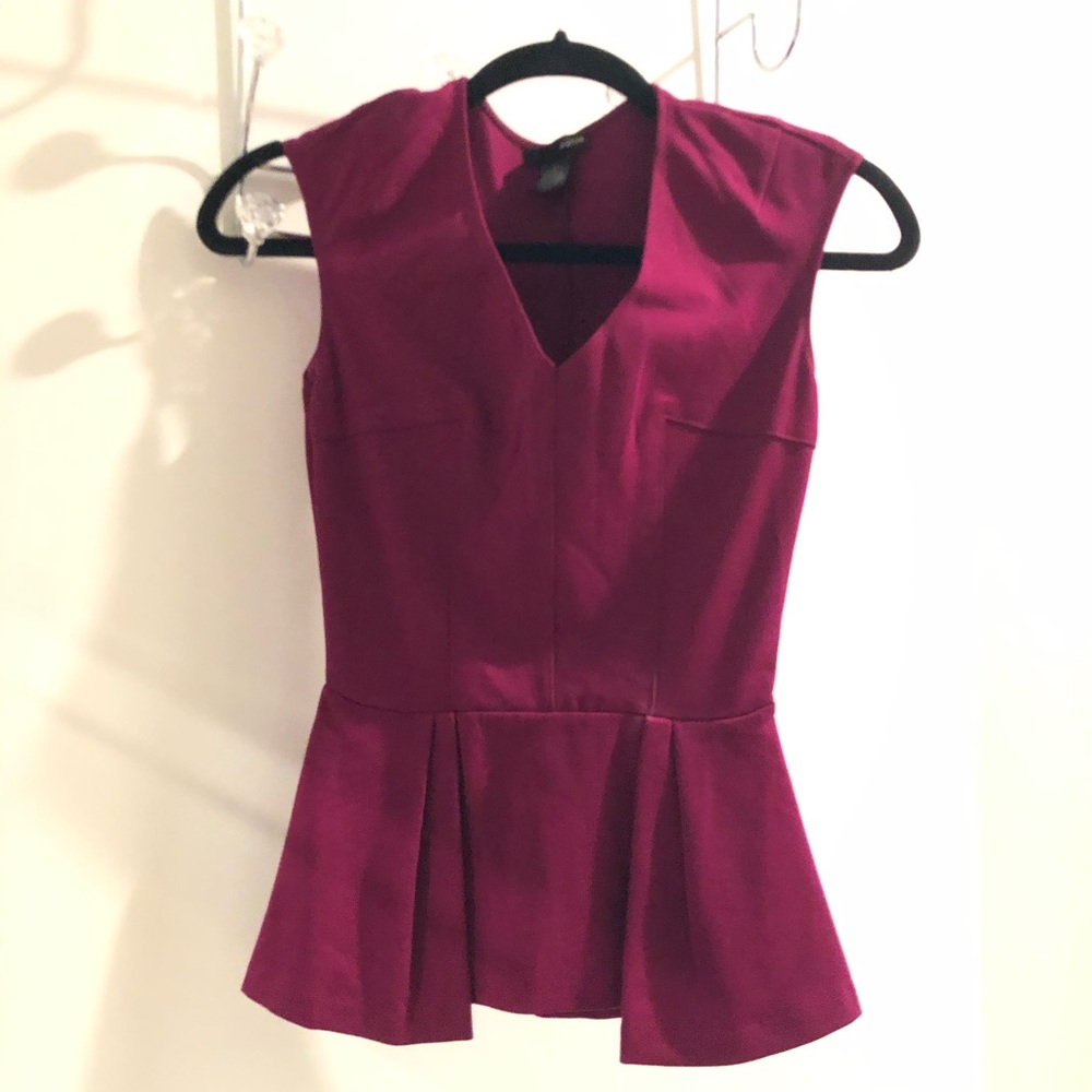 Aqua peplum top size XS